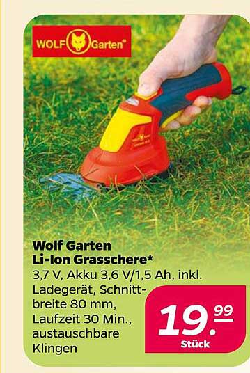 Wolf Garten Li-Ion Grasschere*