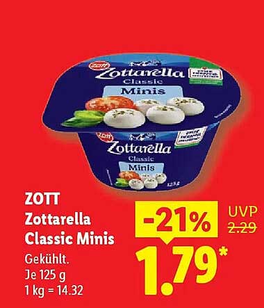 Zottarella Classic Minis