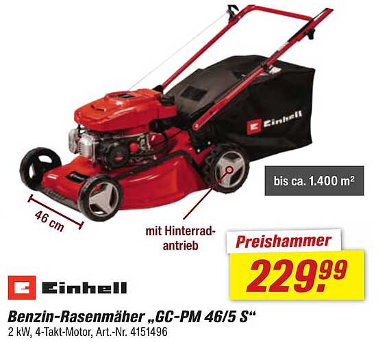 Benzin-Rasenmäher „GC-PM 46/5 S“