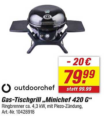 Gas-Tischgrill „Minichef 420 G“