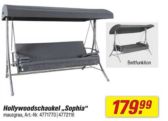 Hollywoodschaukel „Sophia“