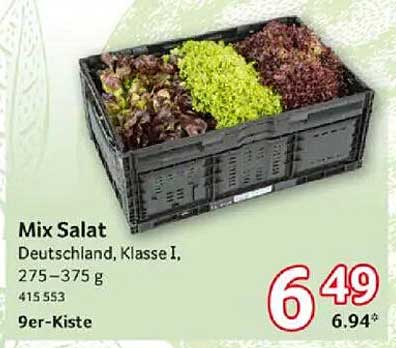 Mix Salat Deutschland, Klasse I, 275–375 g