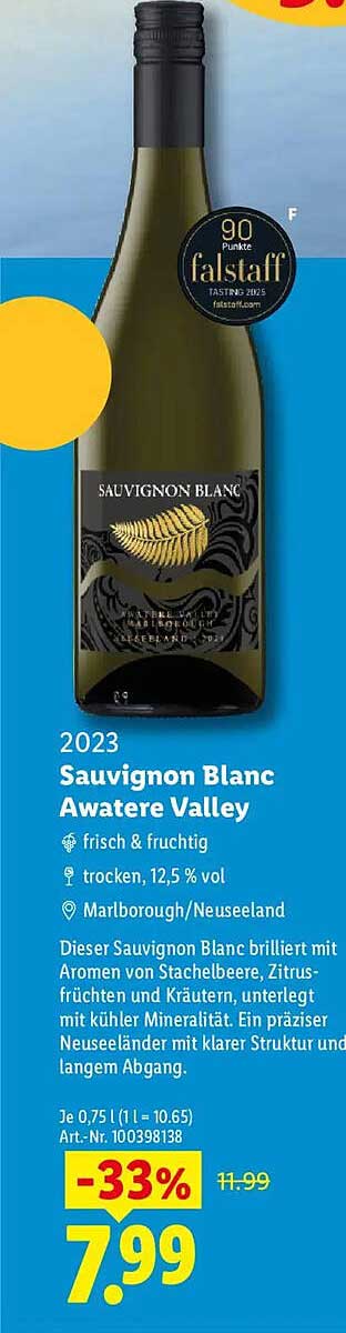 2023 Sauvignon Blanc Awatere Valley