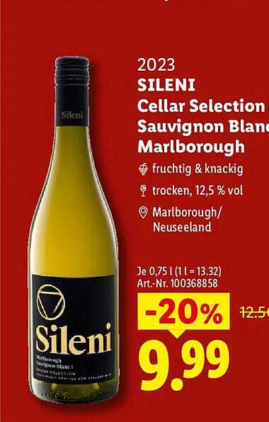 2023 SILENI Cellar Selection Sauvignon Blanc Marlborough