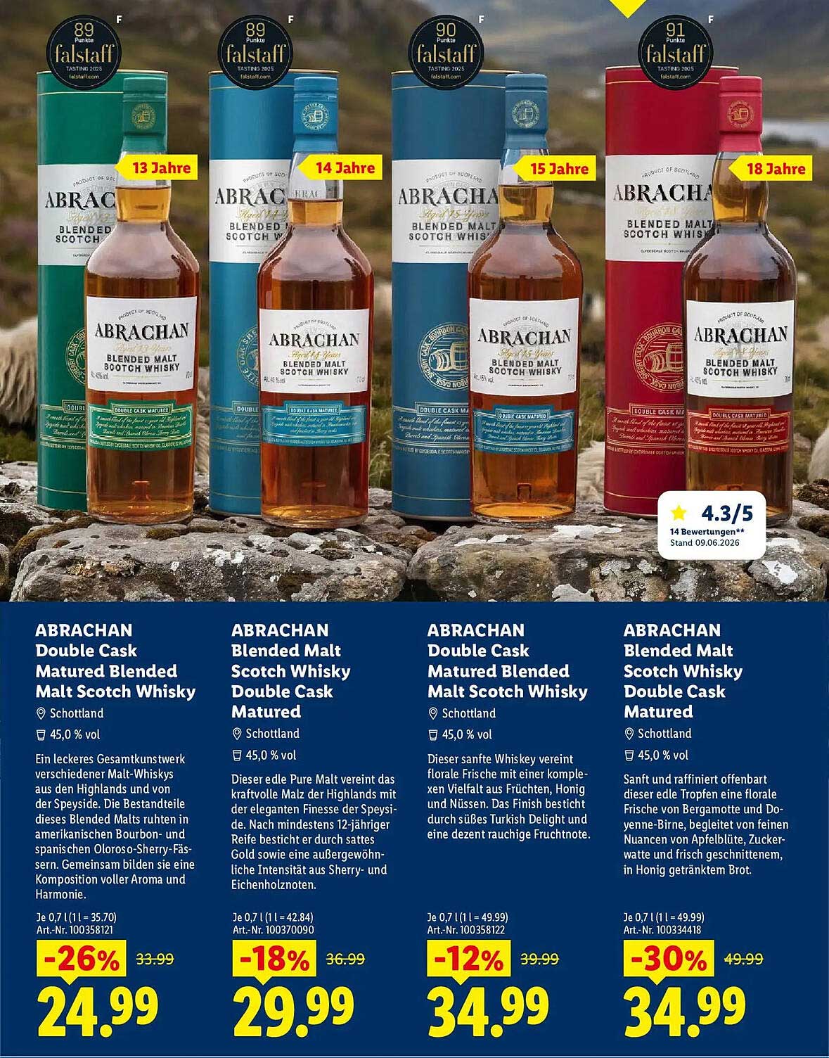 ABRACHAN Double Cask Matured Blended Malt Scotch Whisky