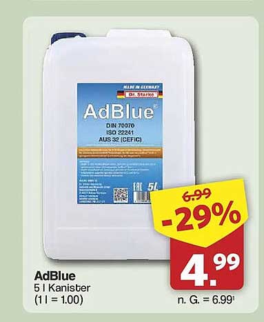 AdBlue 5 l Kanister (1 l = 1.00)