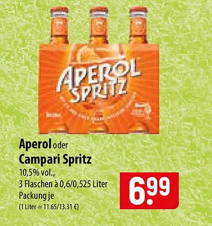 Aperol oder Campari Spritz