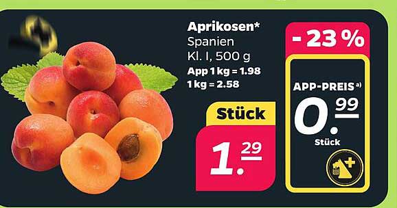 Aprikosen* Spanien Kl. I, 500 g