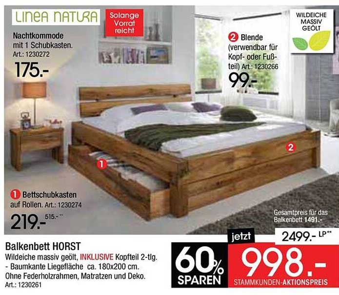 Balkenbett HORST