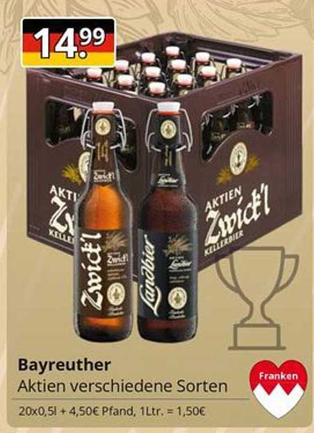 Bayreuther Aktien verschiedene Sorten