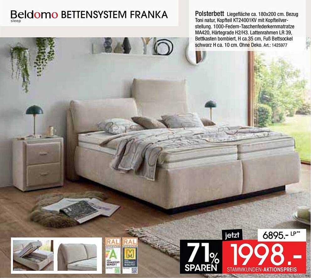 Beldomo Bettensystem Franka