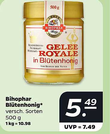 Bihophar Blütenhonig* versch. Sorten 500 g 1 kg = 10.98