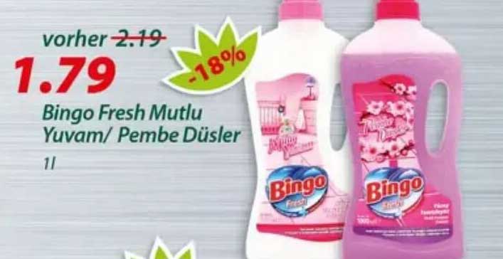 Bingo Fresh Mutlu Yuvam/ Pembe Düsler