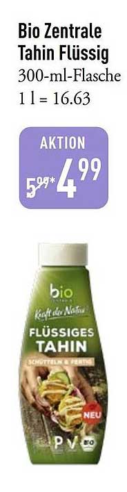 Bio Zentrale Tahin Flüssig