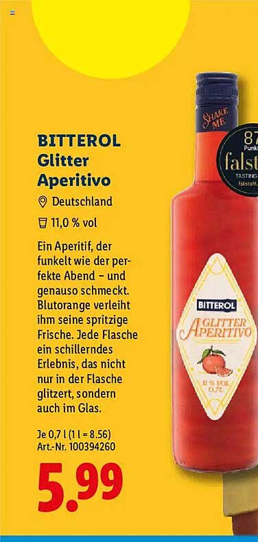 BITTEROL Glitter Aperitivo