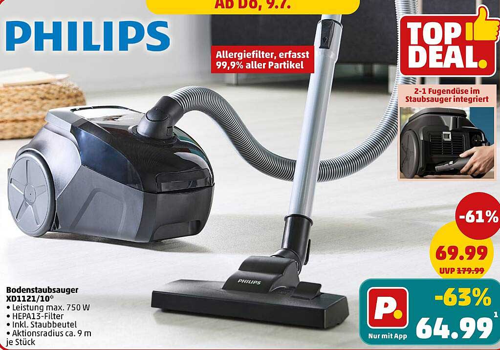 Bodenstaubsauger XD1121/10