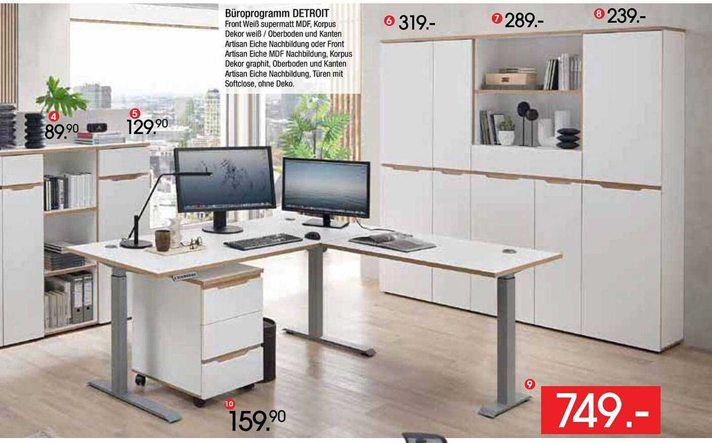 Büroprogramm DETROIT