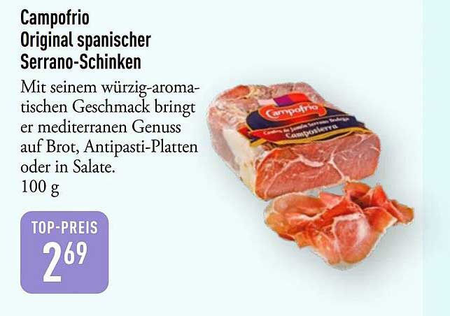 Campofrio Original spanischer Serrano-Schinken