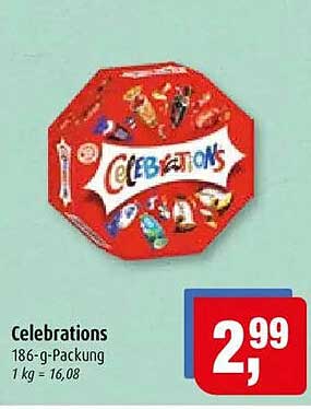 Celebrations 186-g-Packung