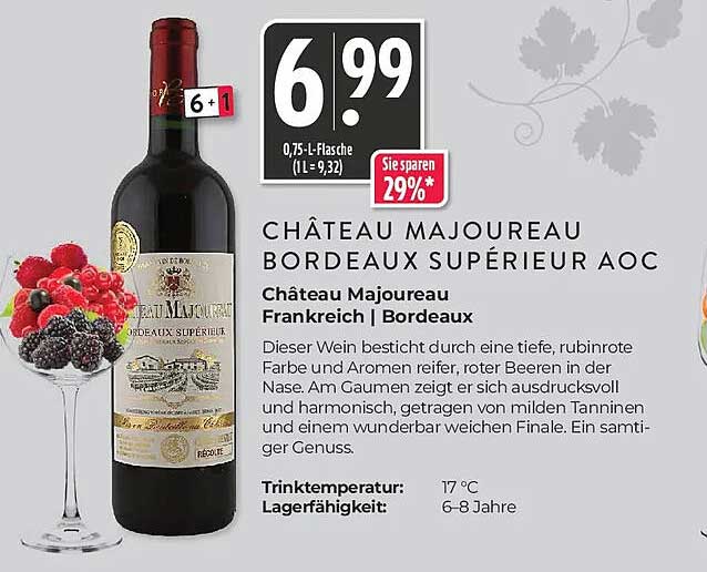 CHÂTEAU MAJOUREAU BORDEAUX SUPÉRIEUR AOC