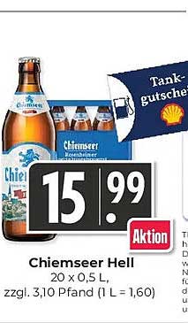 Chiemseer Hell 20 x 0,5 L