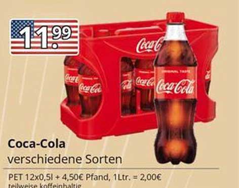 Coca-Cola verschiedene Sorten