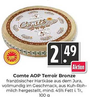 Comte AOP Terroir Bronze