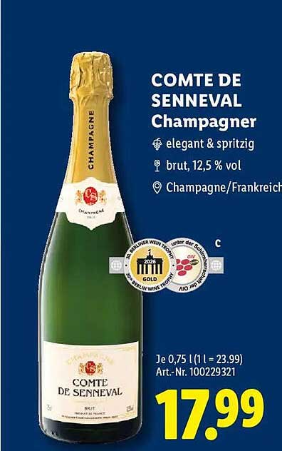 COMTE DE SENNEVAL Champagner