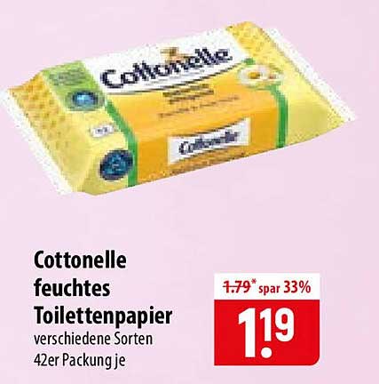 Cottonelle feuchtes Toilettenpapier