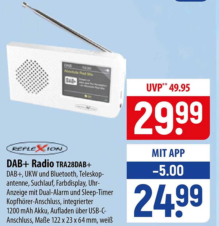 DAB+ Radio TRA28DAB+