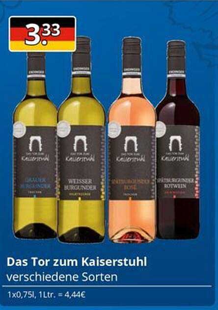 Das Tor zum Kaiserstuhl