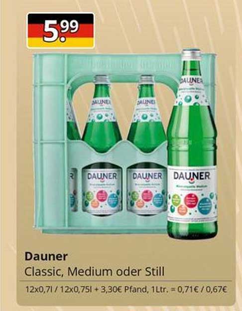 Dauner Classic, Medium oder Still