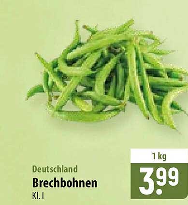 Deutschland Brechbohnen Kl. I