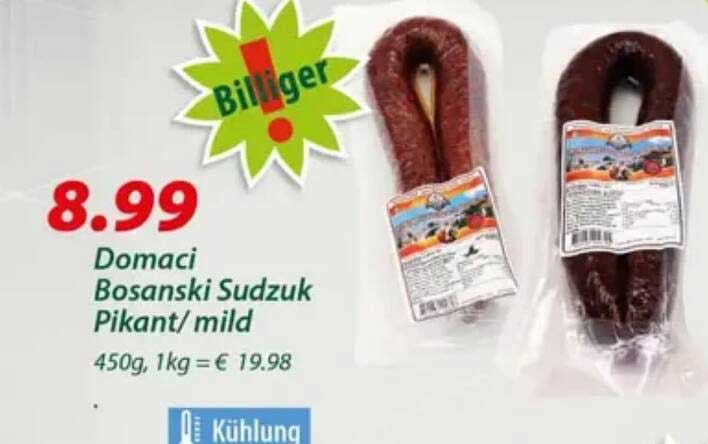 Domaci Bosanski Sudzuk Pikant/ mild