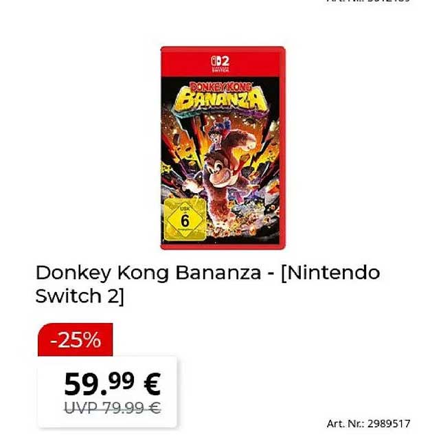 Donkey Kong Bananza - [Nintendo Switch 2]