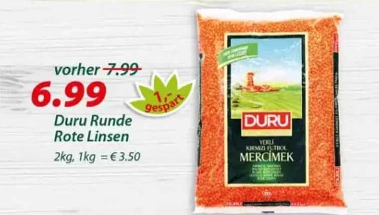 Duru Runde Rote Linsen