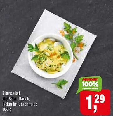 Eiersalat mit Schnittlauch, lecker im Geschmack 100 g
