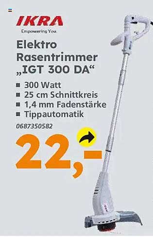 Elektro Rasentrimmer „IGT 300 DA“