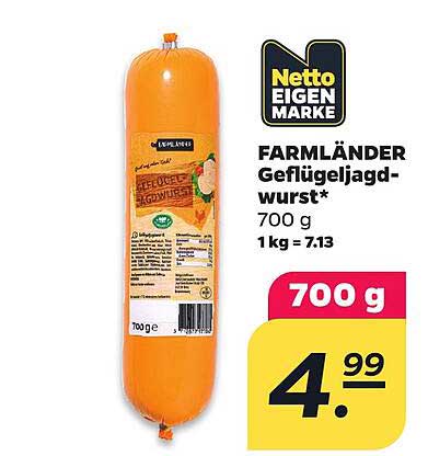 FARMLÄNDER Geflügeljagdwurst*
