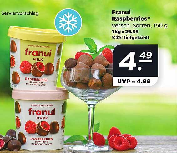 Franui Raspberries* versch. Sorten, 150 g