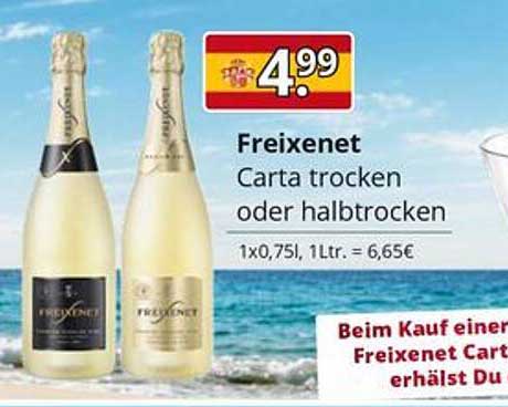 Freixenet Carta trocken oder halbtrocken