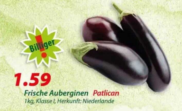Frische Auberginen Patlican