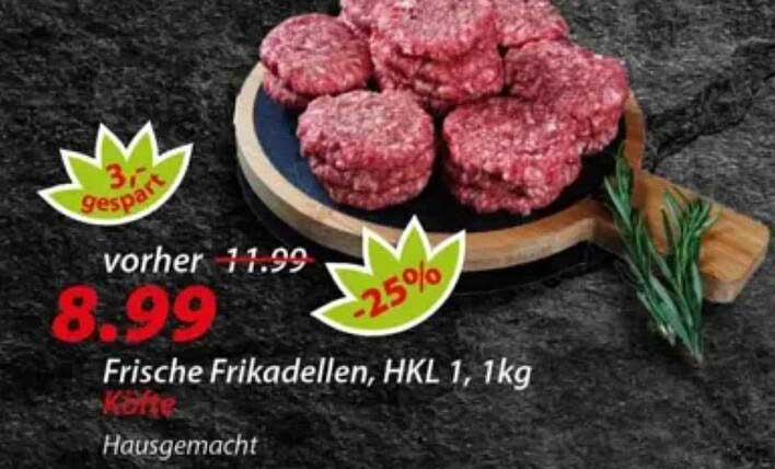 Frische Frikadellen, HKL 1, 1kg
