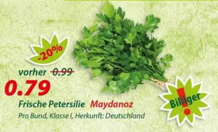 Frische Petersilie Maydanoz