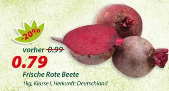 Frische Rote Beete