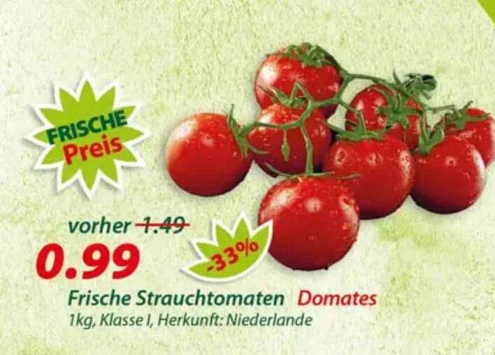 Frische Strauchtomaten Domates