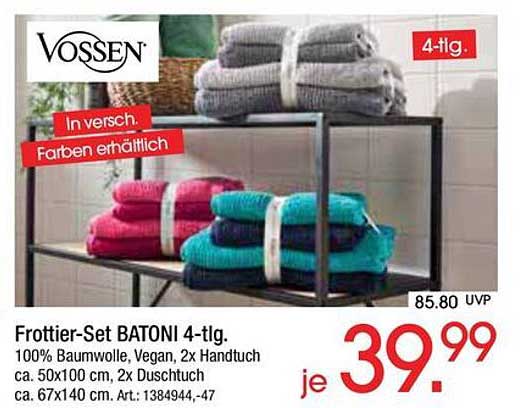 Frottier-Set BATONI 4-tlg.