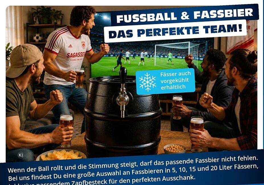 FUSSBALL & FASSBIER DAS PERFEKTE TEAM!