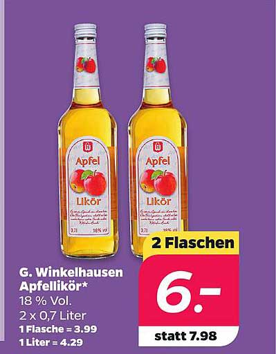 G. Winkelhausen Apfellikör*