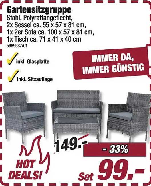Gartensitzgruppe